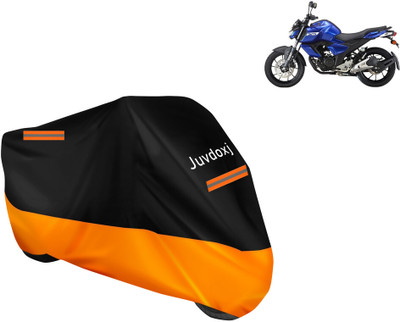 Juvdoxj Waterproof Two Wheeler Cover for Yamaha(FZ S V3 BS6, Orange)