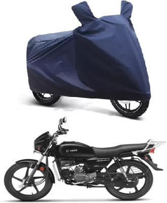 OXTAUL Waterproof Two Wheeler Cover for Hero(Splendor Plus, Blue)