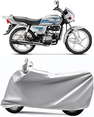 XOCAVO Two Wheeler Cover for Hero(Splendor Plus, Silver)