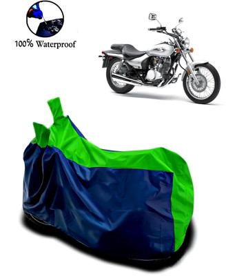 Autofly Waterproof Two Wheeler Cover for Bajaj(Eliminator, Blue, Green)