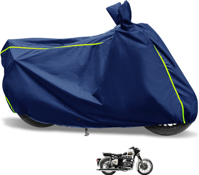 Euro Care Waterproof Two Wheeler Cover for Royal Enfield(Classic 350, Blue)