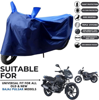 MADAFIYA Two Wheeler Cover for Bajaj(Pulsar 125 Neon BS6, Blue, Blue)