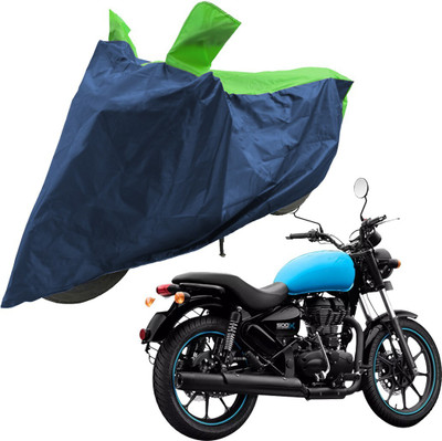 RiderShine Two Wheeler Cover for Royal Enfield(Thunderbird 500, Blue, Green)