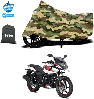 PAGORA Waterproof Two Wheeler Cover for Bajaj(Pulsar 220F, Yellow)