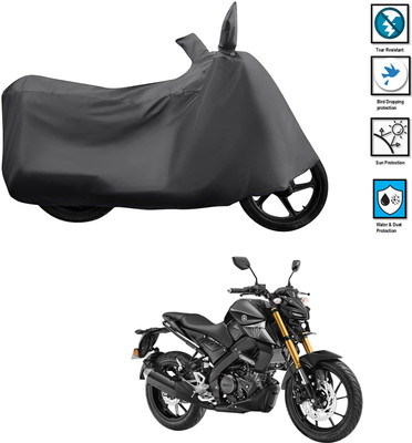 GOSHIV-car and bike accessories Waterproof Two Wheeler Cover for Yamaha(MT 15 New BS6, Grey)