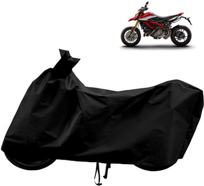 Horseyaart Waterproof Two Wheeler Cover for Ducati(Hypermotard, Black)