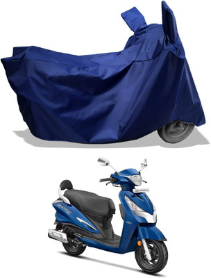 Amexride Two Wheeler Cover for Hero(Destini 125, Blue)