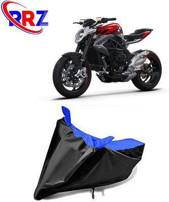 RRZ Waterproof Two Wheeler Cover for MV Agusta(Brutale, Black, Blue)