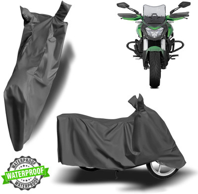 NG Auto Front Waterproof Two Wheeler Cover for Bajaj(Dominar 400, Grey)