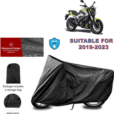 CODOKI Waterproof Two Wheeler Cover for Bajaj(Dominar, Black)