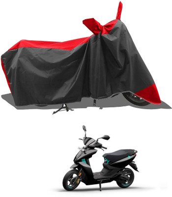 KEDIT Two Wheeler Cover for Ather(Red, Black)