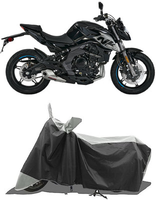 GROFATIK Two Wheeler Cover for CFMoto(650 NK, White)