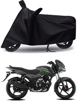 AASHTIK MART Two Wheeler Cover for Bajaj(Pulsar 125, Black)