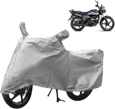 HMS Two Wheeler Cover for Hero(Splendor NXG, Silver)