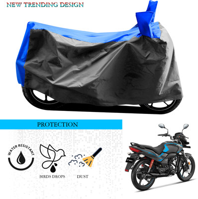 ANTHUB Waterproof Two Wheeler Cover for Hero(Passion Xpro, Grey, Blue)