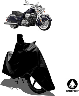 Amexride Waterproof Two Wheeler Cover for Indian(Chief, Black)