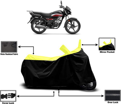 Amexride Two Wheeler Cover for Hero(CD 110 Dream, Yellow)