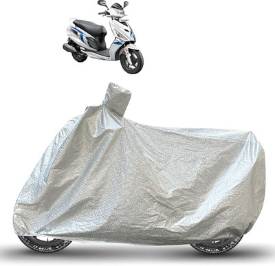 Caronix Waterproof Two Wheeler Cover for Hero(Maestro, Silver)