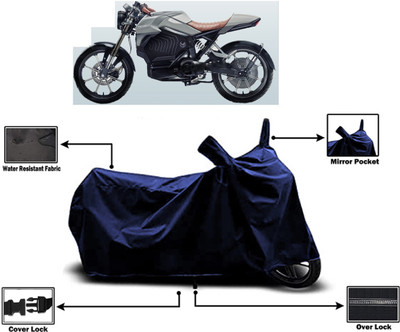 Amexride Two Wheeler Cover for Revolt(RV Cafe Racer, Blue)