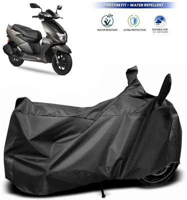 DeepShakshi AUTOMOTIVE Waterproof Two Wheeler Cover for TVS(Ntorq 125, Black)