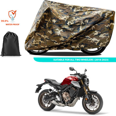 GOSHIV-car and bike accessories Waterproof Two Wheeler Cover for Honda(Yellow)