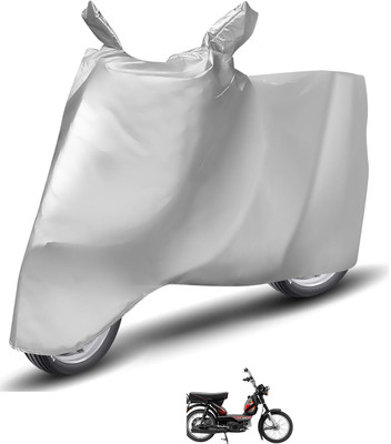 Caronix Waterproof Two Wheeler Cover for TVS(Silver)