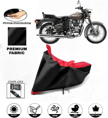 AutoGalaxy Waterproof Two Wheeler Cover for Royal Enfield(Standardv BS6, Red)