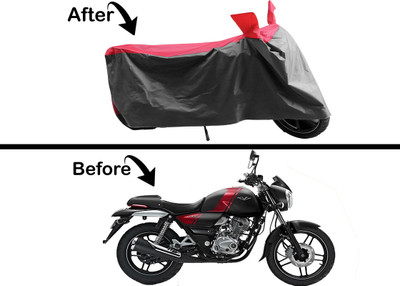 Archistylo Waterproof Two Wheeler Cover for Bajaj(v15, Red)