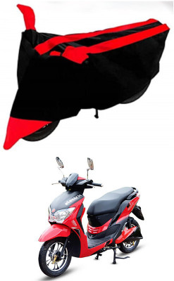 AutoGalaxy Waterproof Two Wheeler Cover for Hero(Electric Dash, Red, Black)