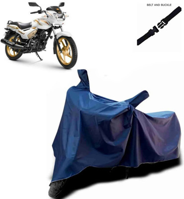 DeepShakshi AUTOMOTIVE Waterproof Two Wheeler Cover for TVS(Star City Plus, Blue)