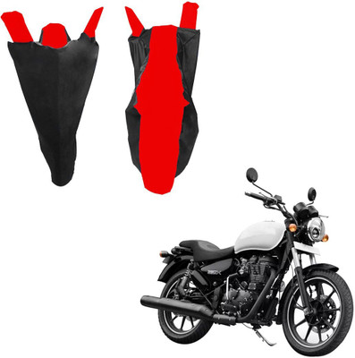RiderShine Two Wheeler Cover for Royal Enfield(Thunderbird 350, Black, Red)