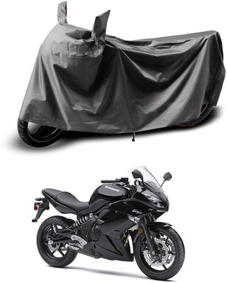 Gali Bazar Waterproof Two Wheeler Cover for Kawasaki(Grey)