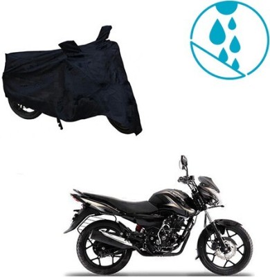 MMSSTAR Waterproof Two Wheeler Cover for Bajaj(Discover 150 s, Black)