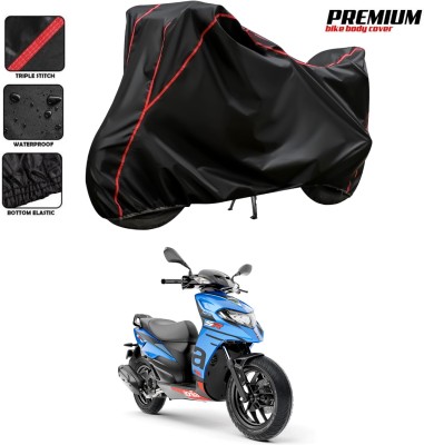 SThanaveX Waterproof Two Wheeler Cover for Aprilia(SR 125, Black)