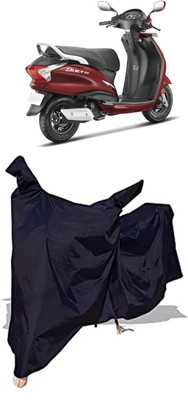 Amexride Two Wheeler Cover for Hero(Duet 125CC, Black)