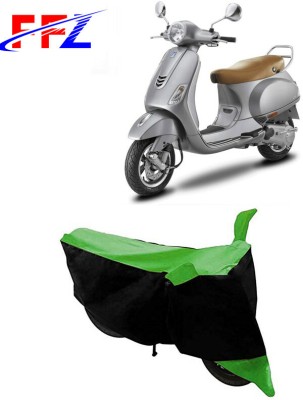 FFZ Two Wheeler Cover for Vespa(Vespa VXL, Black, Green)