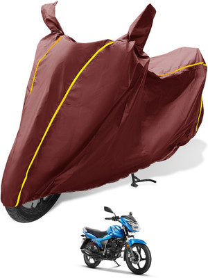 Auto Hub Waterproof Two Wheeler Cover for TVS(Victor GLX, Maroon)