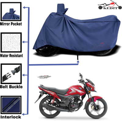 AASHTIK MART Two Wheeler Cover for Honda(Shine, Blue)
