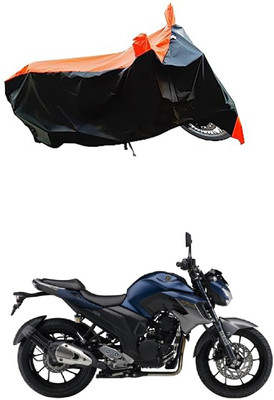 VESMEI Two Wheeler Cover for Yamaha(FZ 25 BS6, Orange)