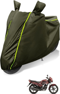 Auto Hub Waterproof Two Wheeler Cover for Honda(Dream Yuga, Green)