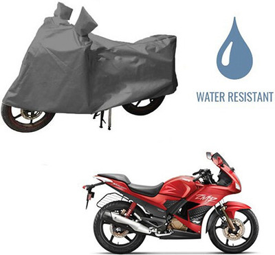 DeepShakshi AUTOMOTIVE Waterproof Two Wheeler Cover for Hero(Karizma ZMR, Grey)