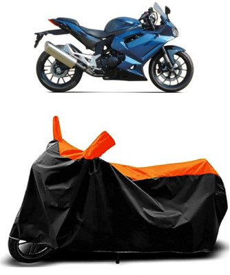VESMEI Two Wheeler Cover for Hyosung(GTS 300, Orange)