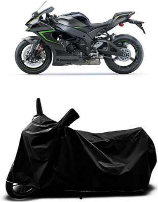 VESMEI Two Wheeler Cover for Kawasaki(Ninja ZX-10R SE, Black)
