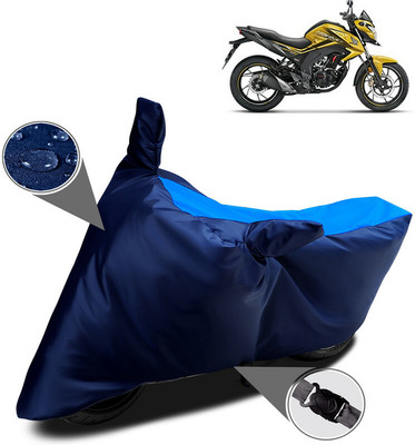 APNEK Waterproof Two Wheeler Cover for Honda(CB Hornet 160R, Blue)