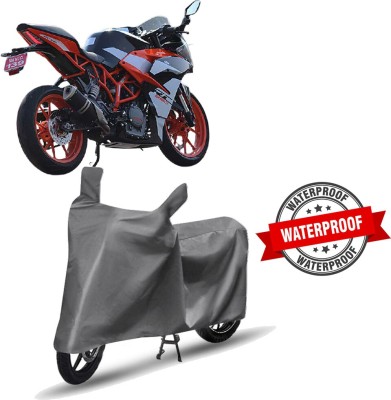 ZIMBER Two Wheeler Cover for KTM(RC 390, Grey)