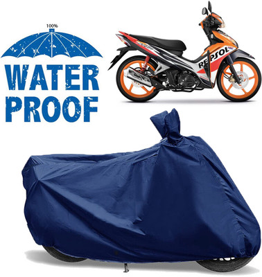 OliverX Waterproof Two Wheeler Cover for Honda(Blade 125, Blue)