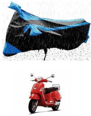 RONISH Waterproof Two Wheeler Cover for Piaggio(Piaggio Vespa, Blue)