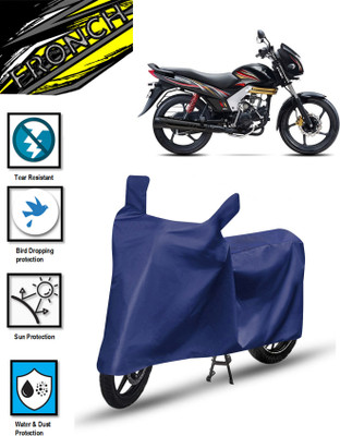 FRONCH Waterproof Two Wheeler Cover for Mahindra(Centuro, Blue)