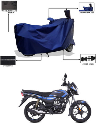 PAGORA Waterproof Two Wheeler Cover for Bajaj(Platina 110, Blue)