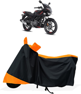 Tricway Two Wheeler Cover for Bajaj(Pulsar 180F, Orange)